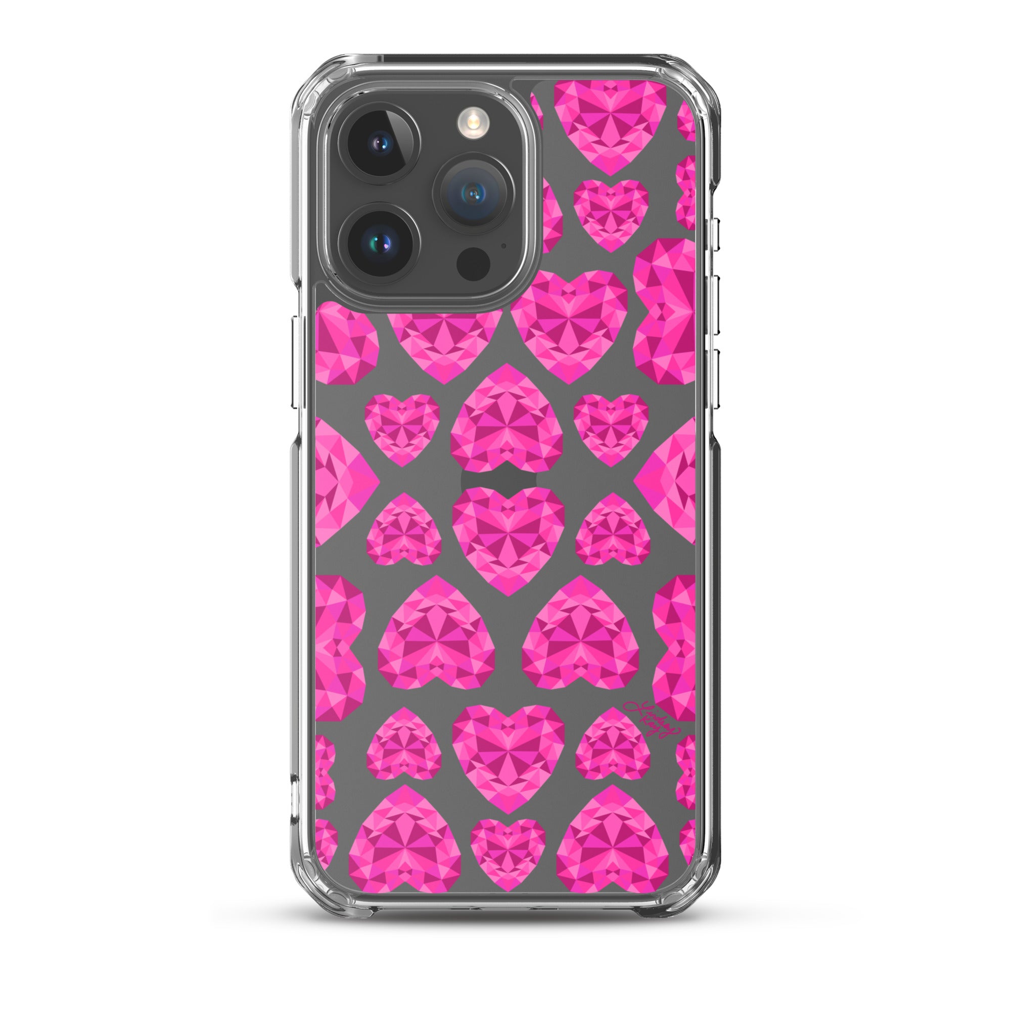 Pink Jewels - Clear Case for iPhone®