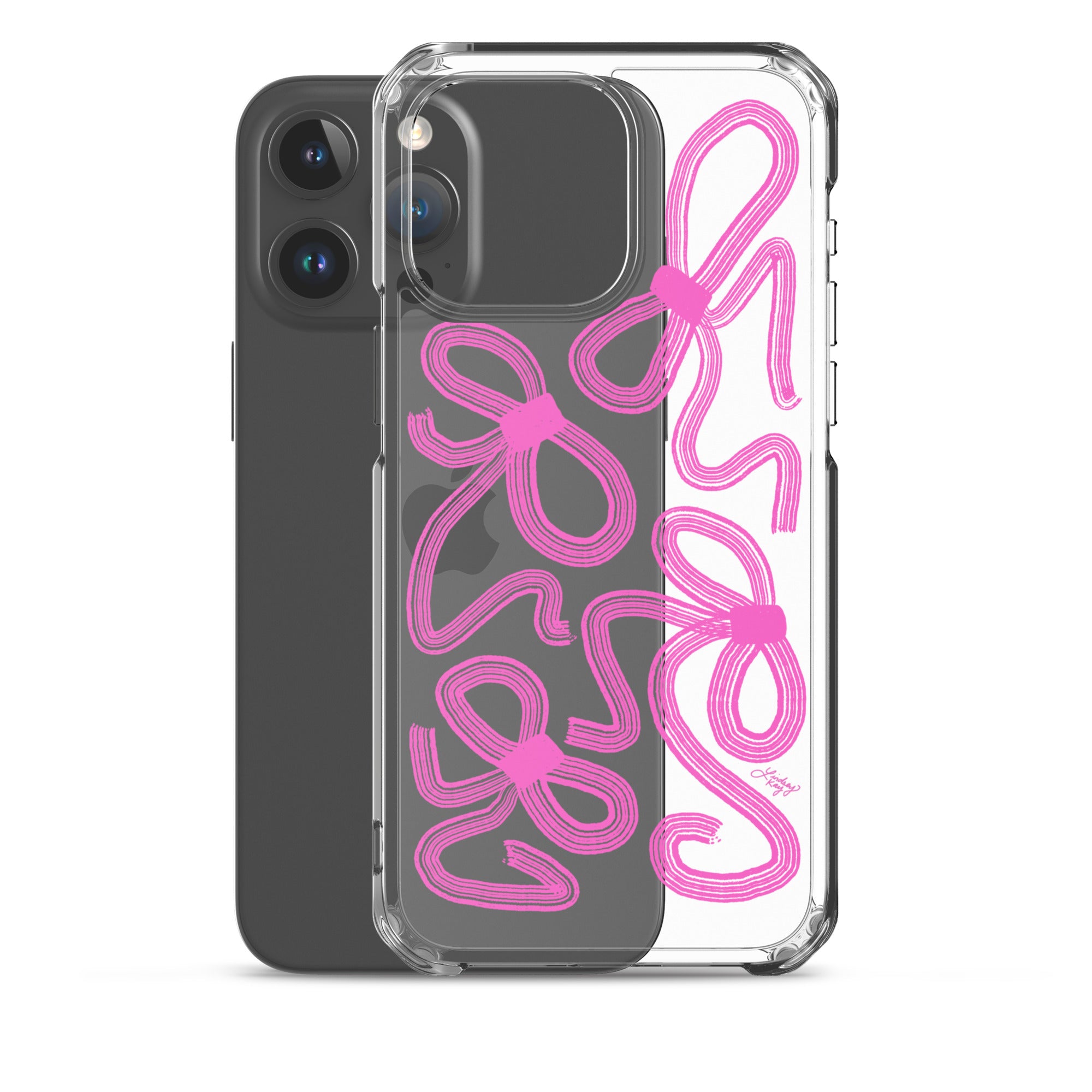 Cinta rosa - Funda transparente para iPhone®