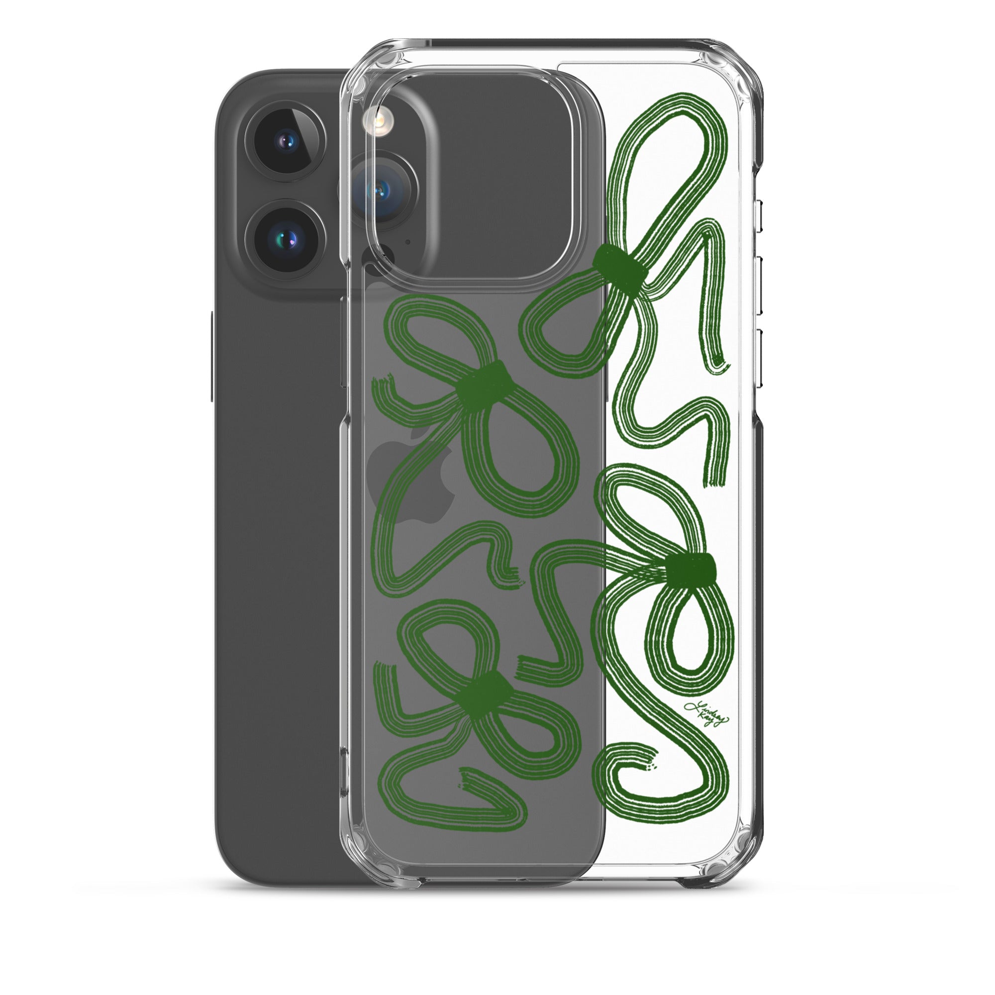Forrest Green Ribbon - Funda transparente para iPhone®