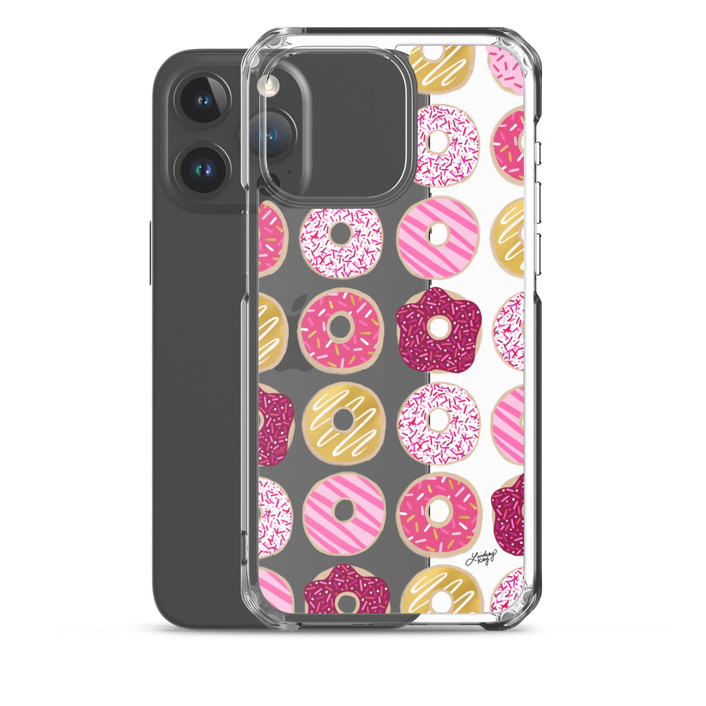 Valentine's Day Donuts - Clear Case for iPhone®