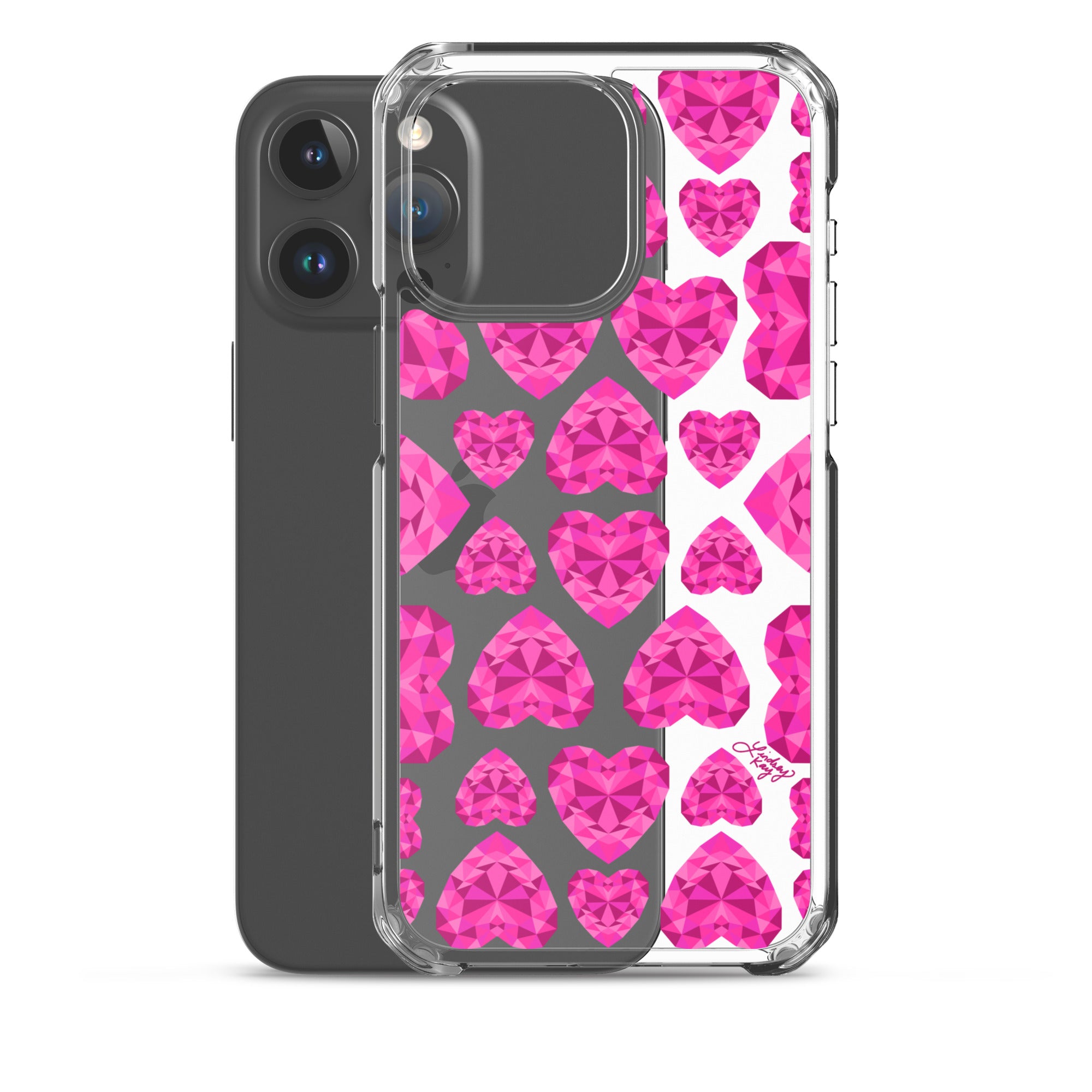 Pink Jewels - Clear Case for iPhone®