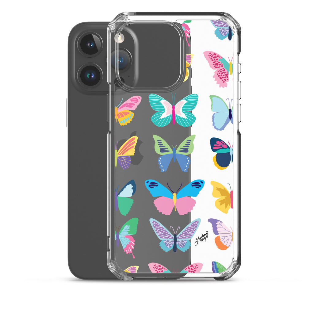 Colorful Butterflies - Clear Case for iPhone®