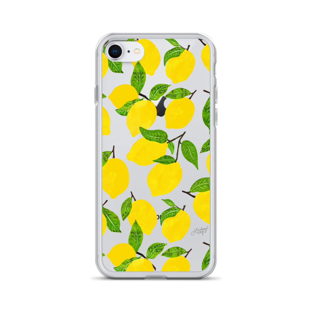 Ilustración de limones - Funda transparente para iPhone®