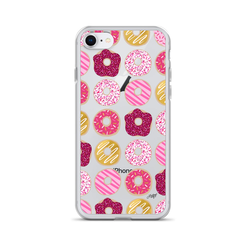 Valentine's Day Donuts - Clear Case for iPhone®
