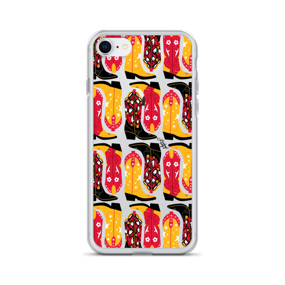 Kansas City Cowgirl Boots - Clear Case for iPhone®