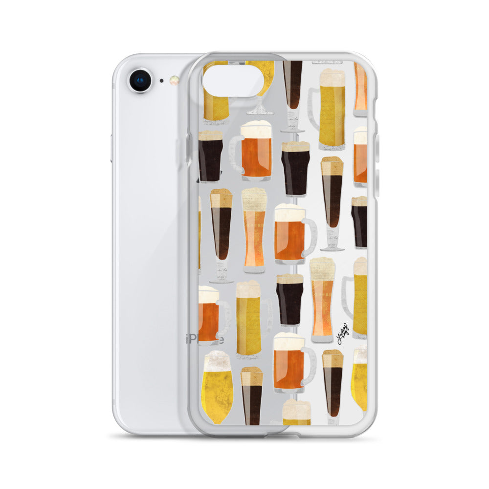 Beer Mugs - Clear Case for iPhone®