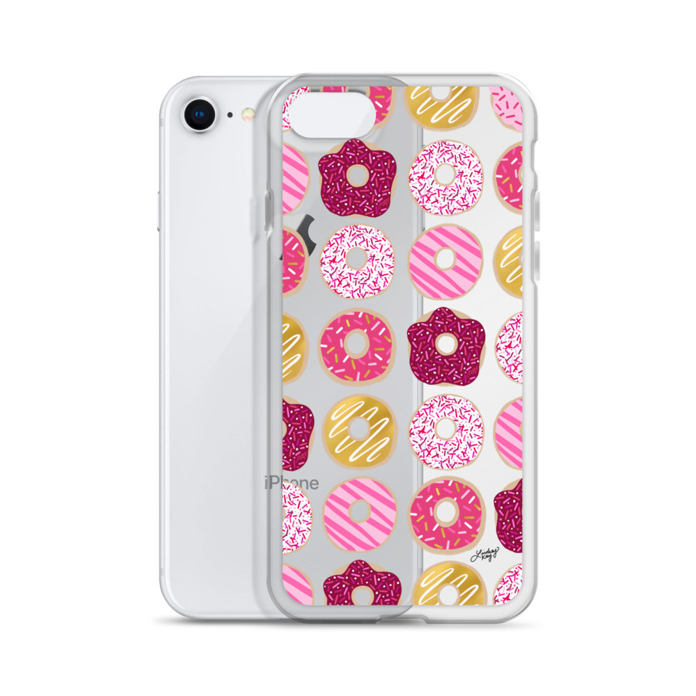 Valentine's Day Donuts - Clear Case for iPhone®