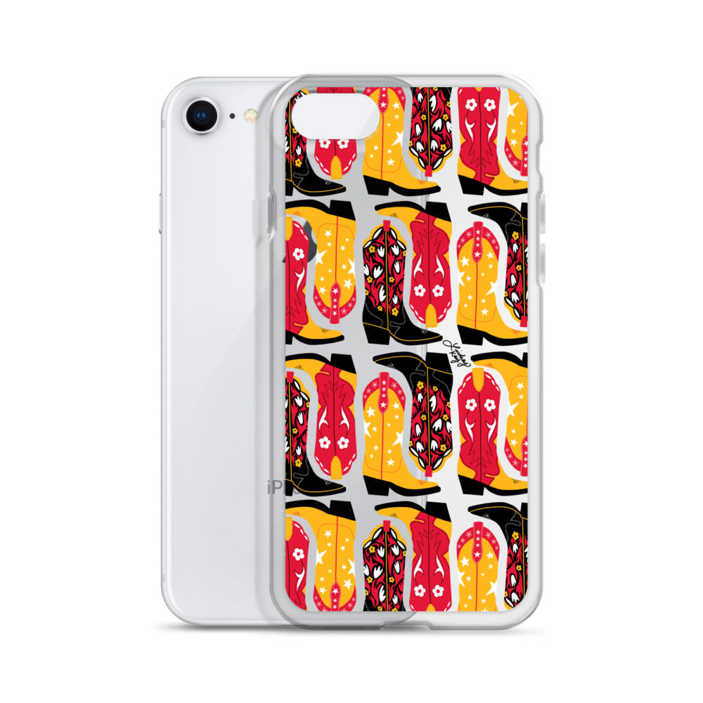 Kansas City Cowgirl Boots - Clear Case for iPhone®
