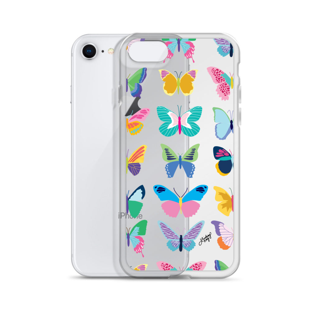 Colorful Butterflies - Clear Case for iPhone®