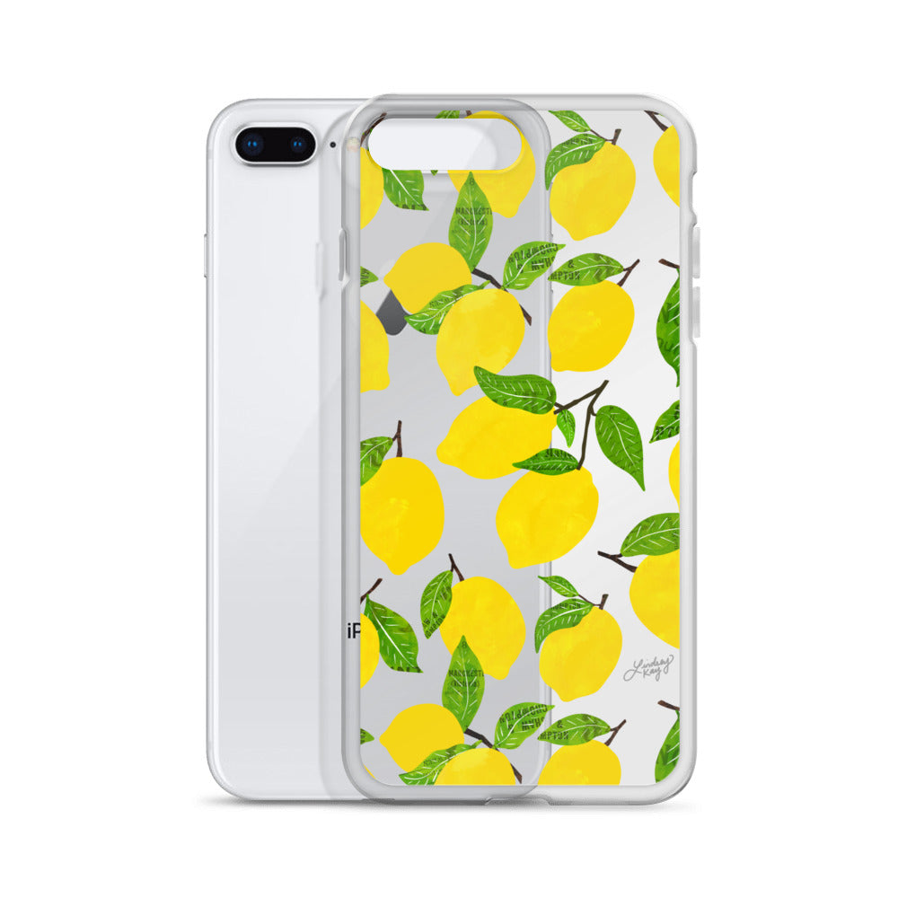 Ilustración de limones - Funda transparente para iPhone®