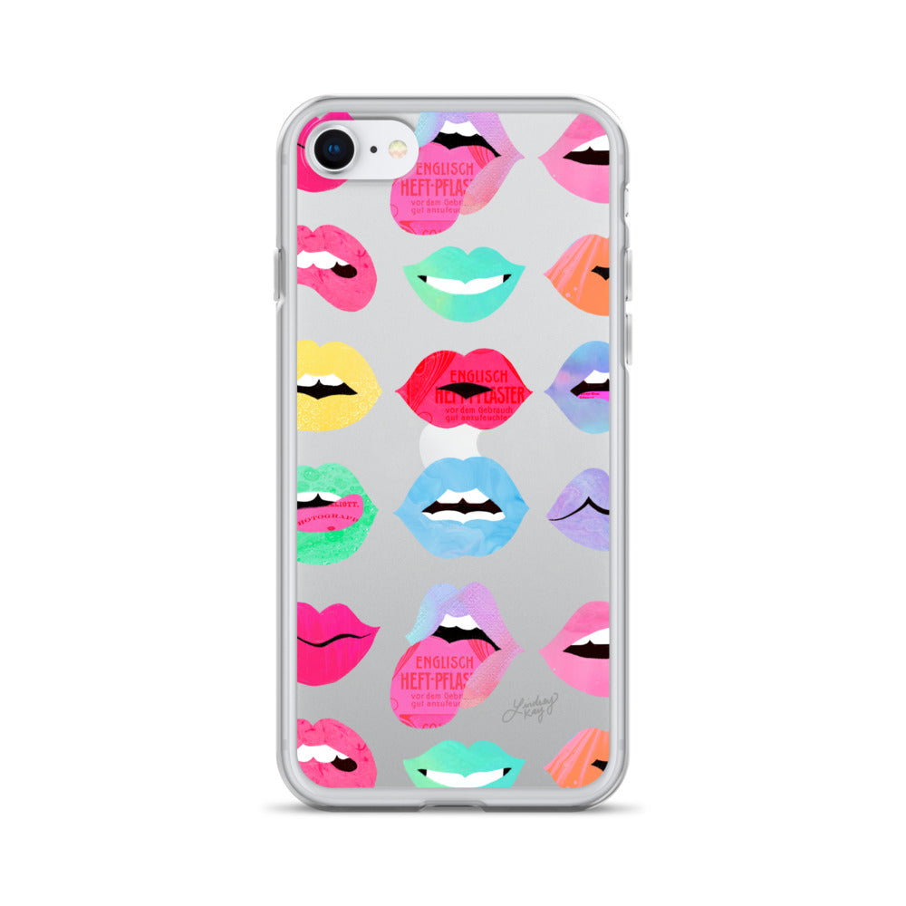 Rainbow Lips of Love - Clear Case for iPhone®