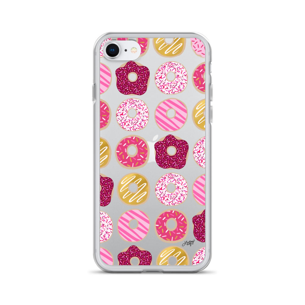 Valentine's Day Donuts - Clear Case for iPhone®