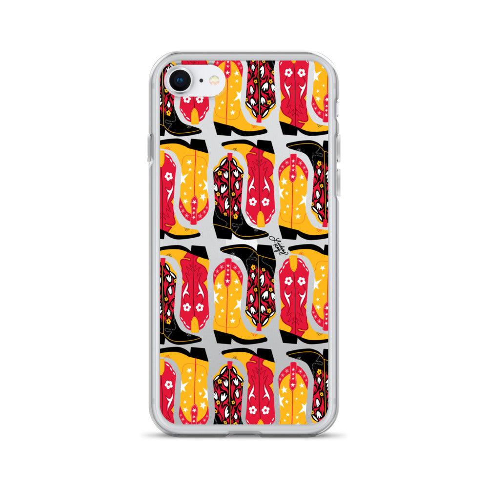 Kansas City Cowgirl Boots - Clear Case for iPhone®
