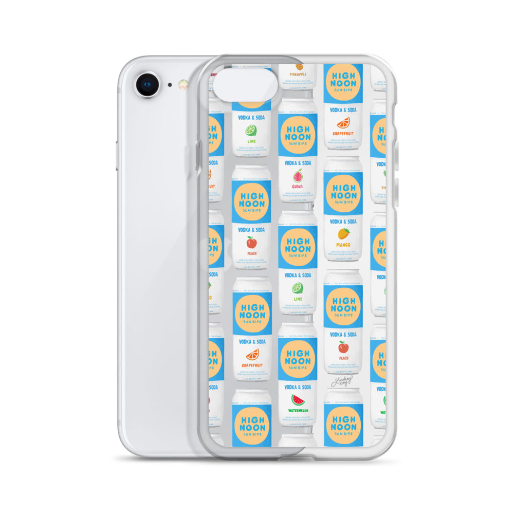 High Noon Cans Illustration - Clear Case for iPhone®