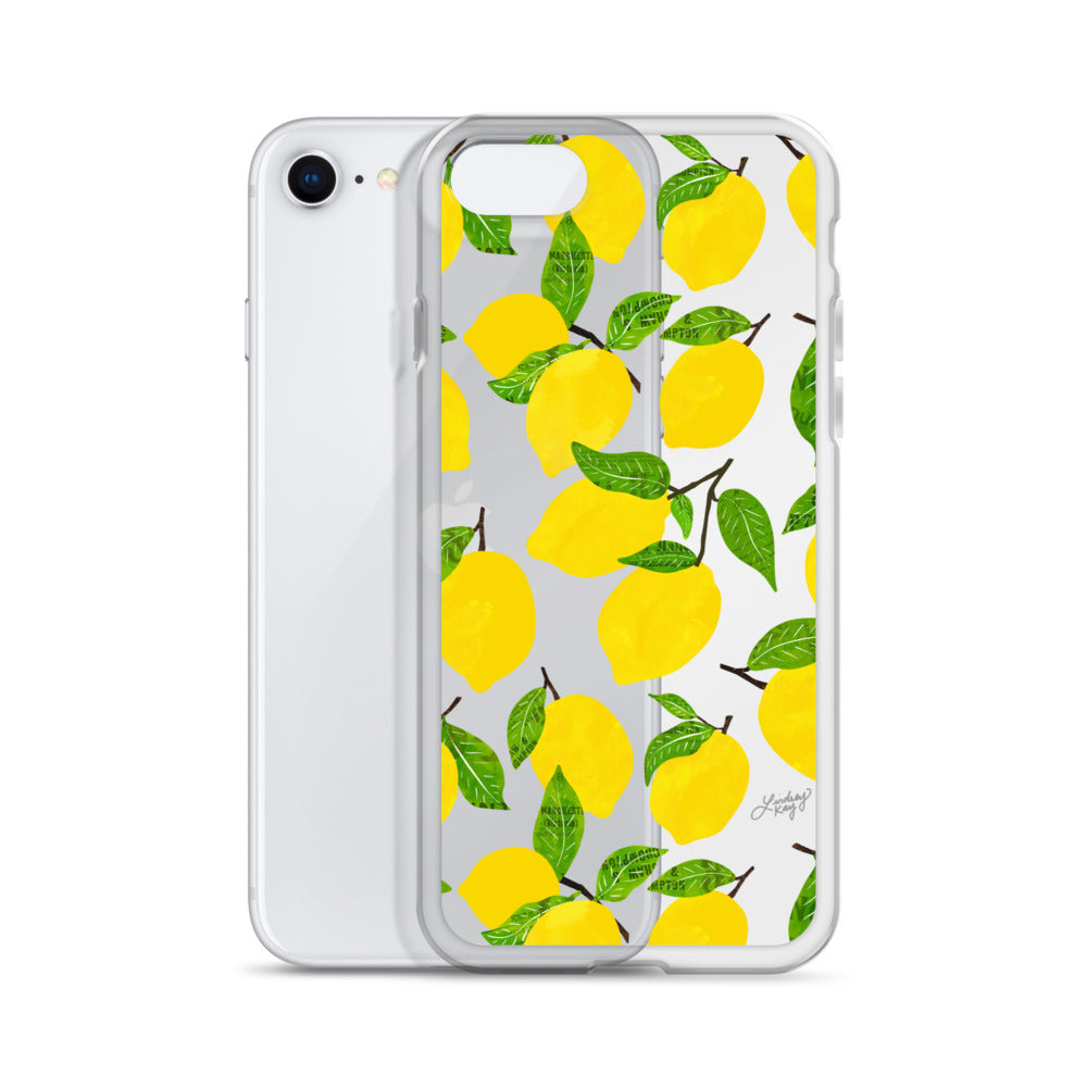Ilustración de limones - Funda transparente para iPhone®