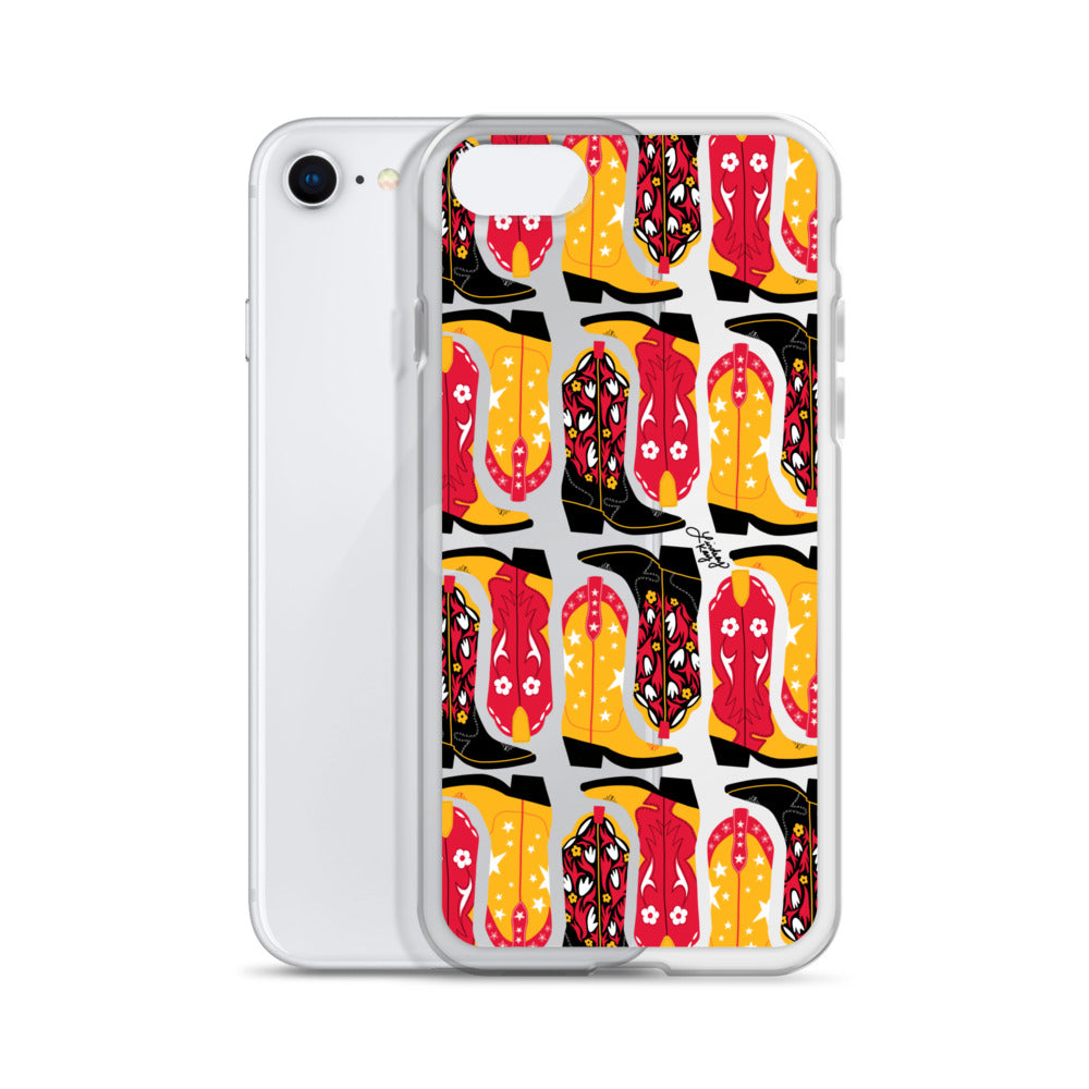 Kansas City Cowgirl Boots - Clear Case for iPhone®