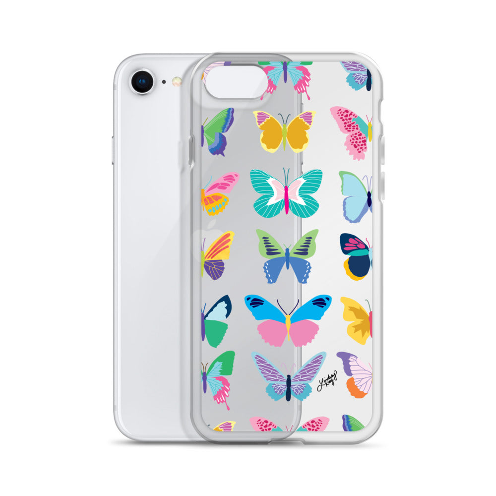 Colorful Butterflies - Clear Case for iPhone®
