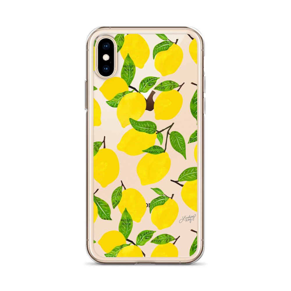 Ilustración de limones - Funda transparente para iPhone®