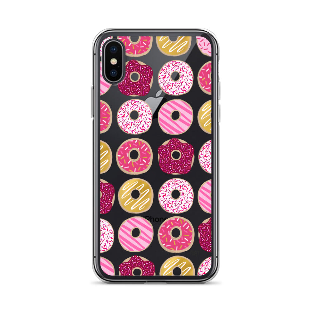 Valentine's Day Donuts - Clear Case for iPhone®