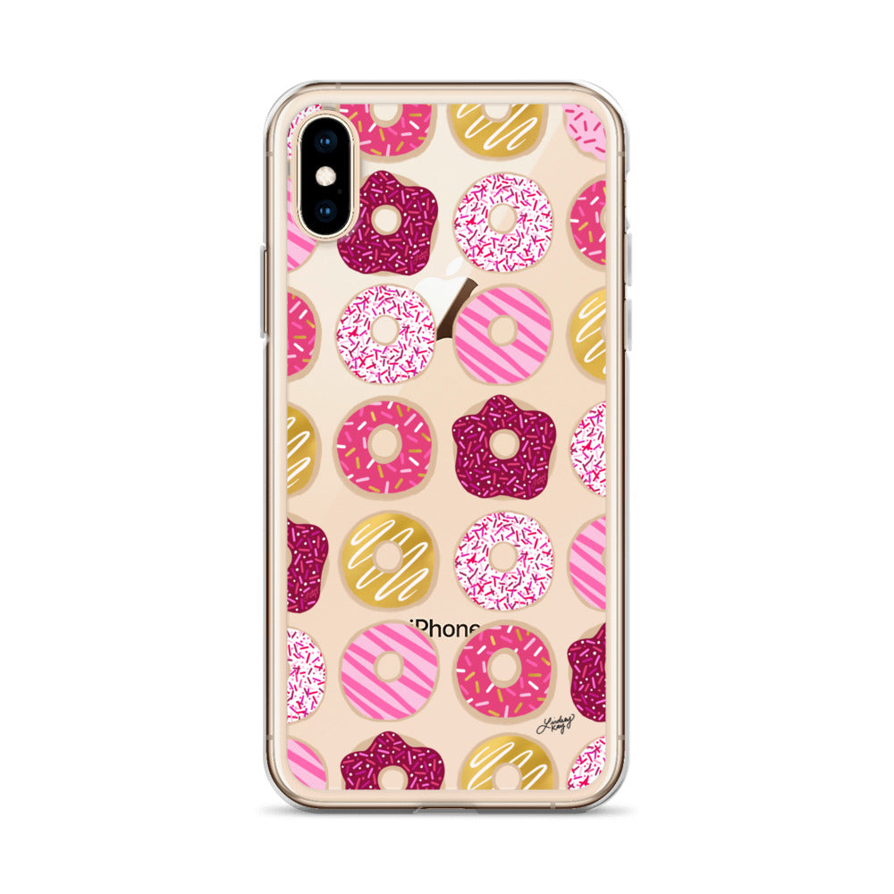 Valentine's Day Donuts - Clear Case for iPhone®
