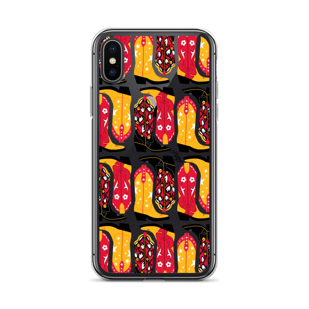 Kansas City Cowgirl Boots - Clear Case for iPhone®