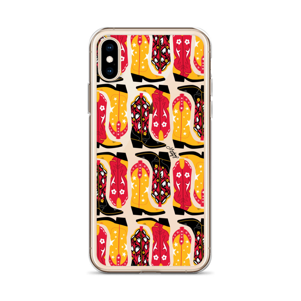 Kansas City Cowgirl Boots - Clear Case for iPhone®