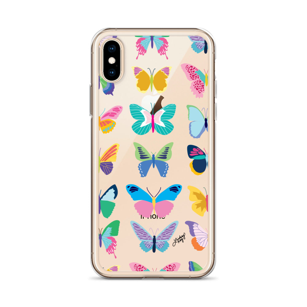 Colorful Butterflies - Clear Case for iPhone®