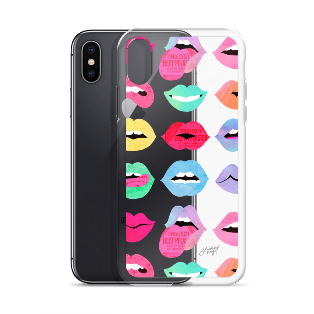 Rainbow Lips of Love - Clear Case for iPhone®