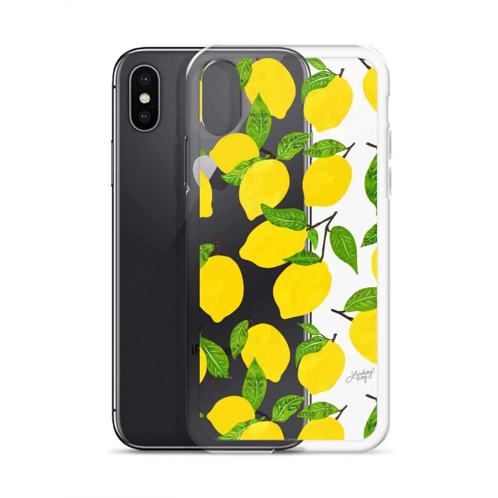 Ilustración de limones - Funda transparente para iPhone®