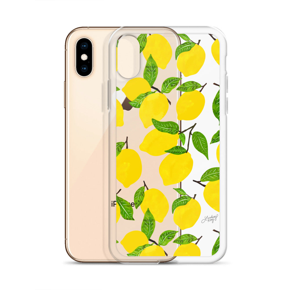 Ilustración de limones - Funda transparente para iPhone®
