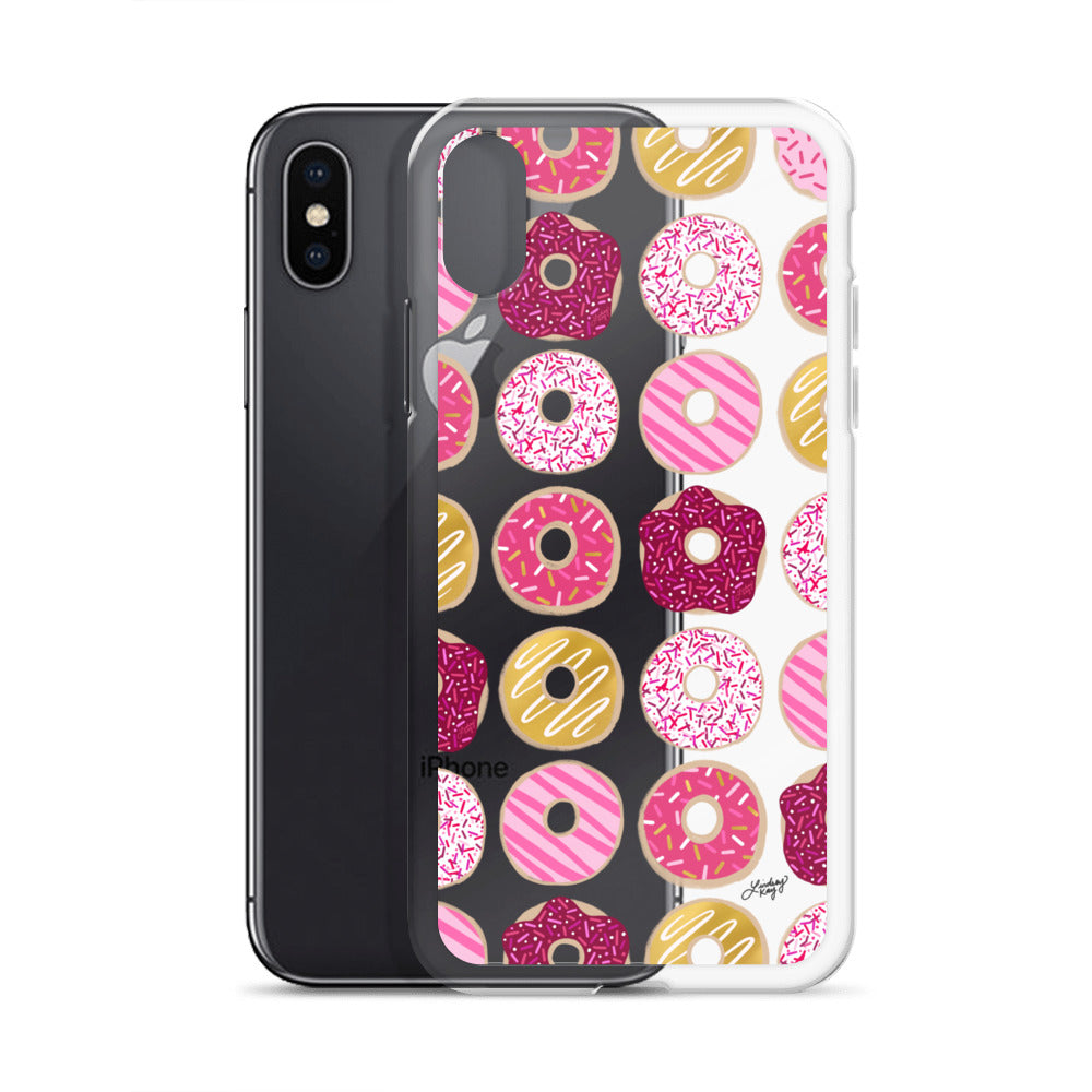 Valentine's Day Donuts - Clear Case for iPhone®