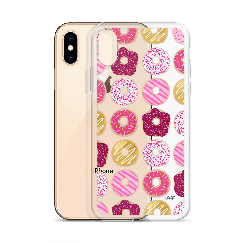 Valentine's Day Donuts - Clear Case for iPhone®