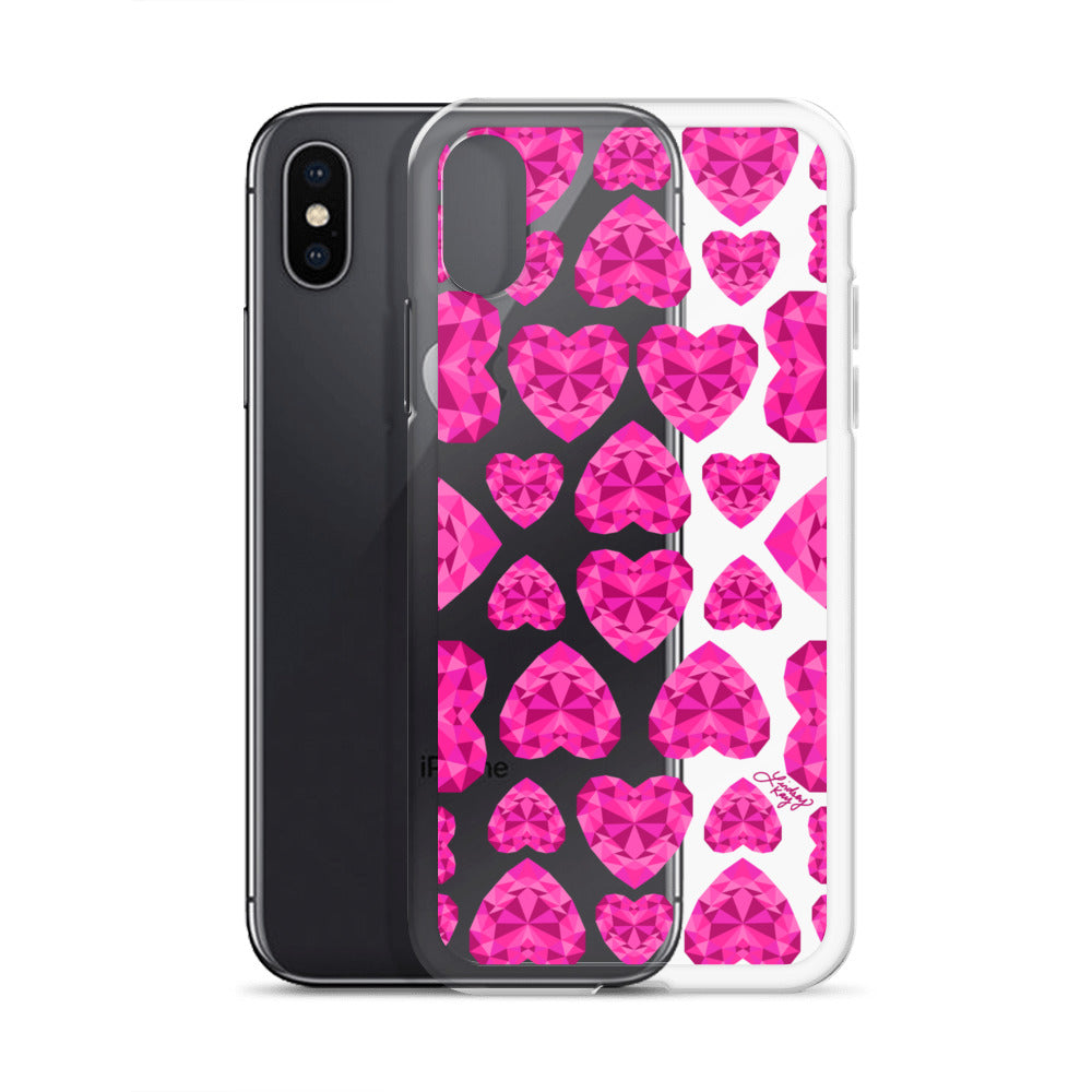 Pink Jewels - Clear Case for iPhone®
