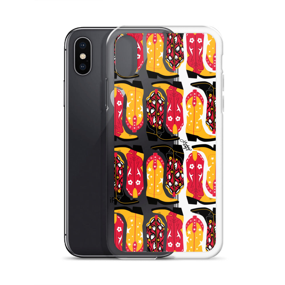Kansas City Cowgirl Boots - Clear Case for iPhone®
