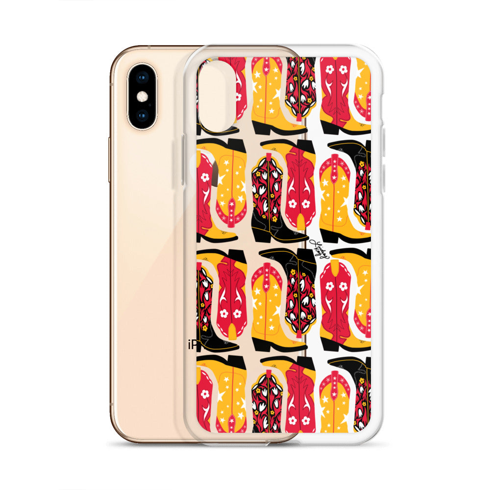 Kansas City Cowgirl Boots - Clear Case for iPhone®