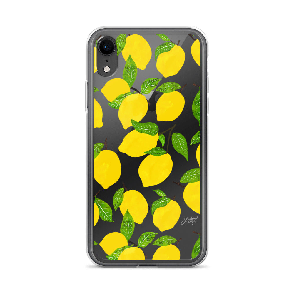 Ilustración de limones - Funda transparente para iPhone®