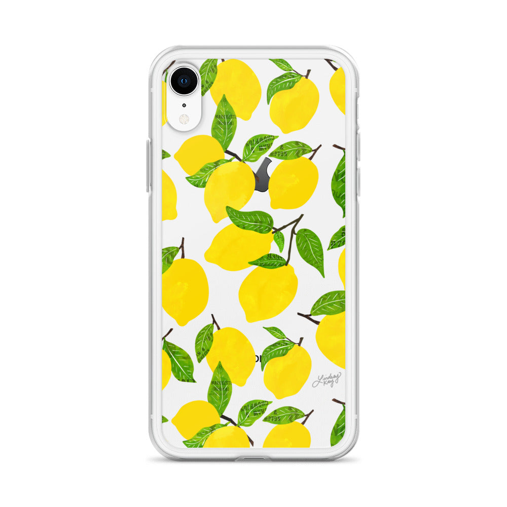 Ilustración de limones - Funda transparente para iPhone®