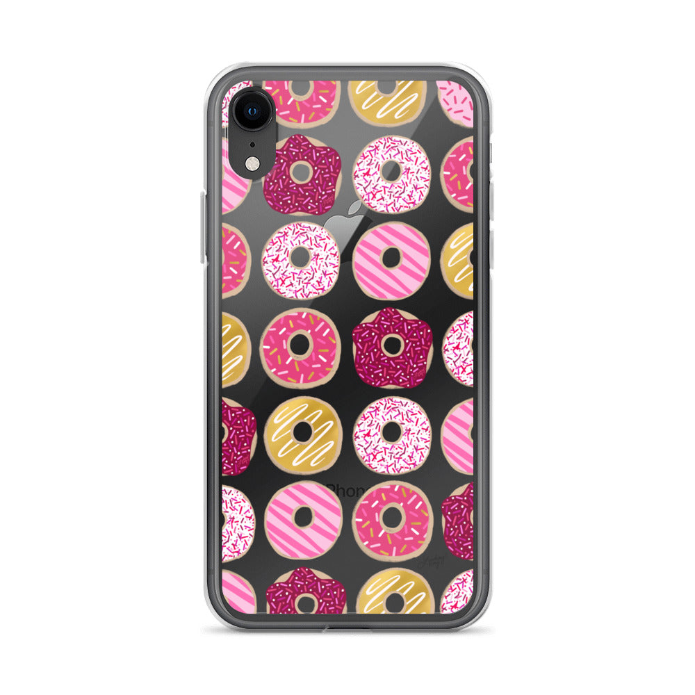 Valentine's Day Donuts - Clear Case for iPhone®