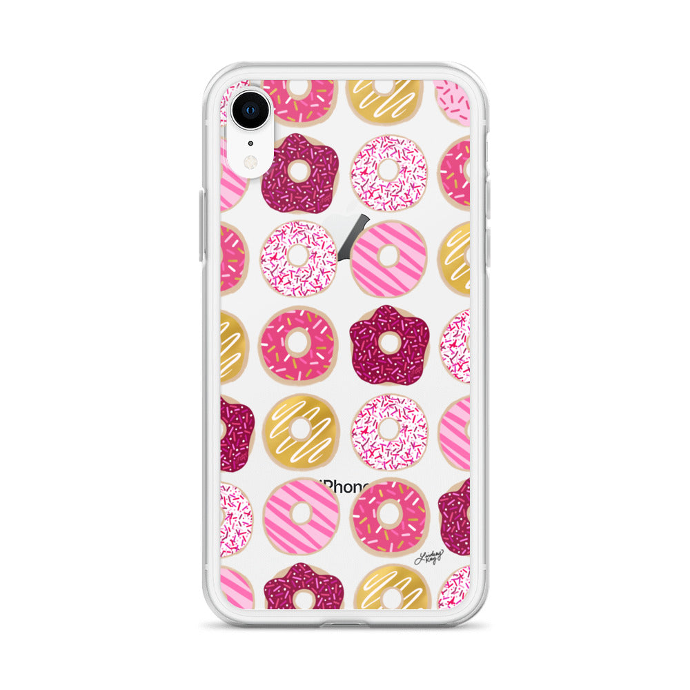 Valentine's Day Donuts - Clear Case for iPhone®