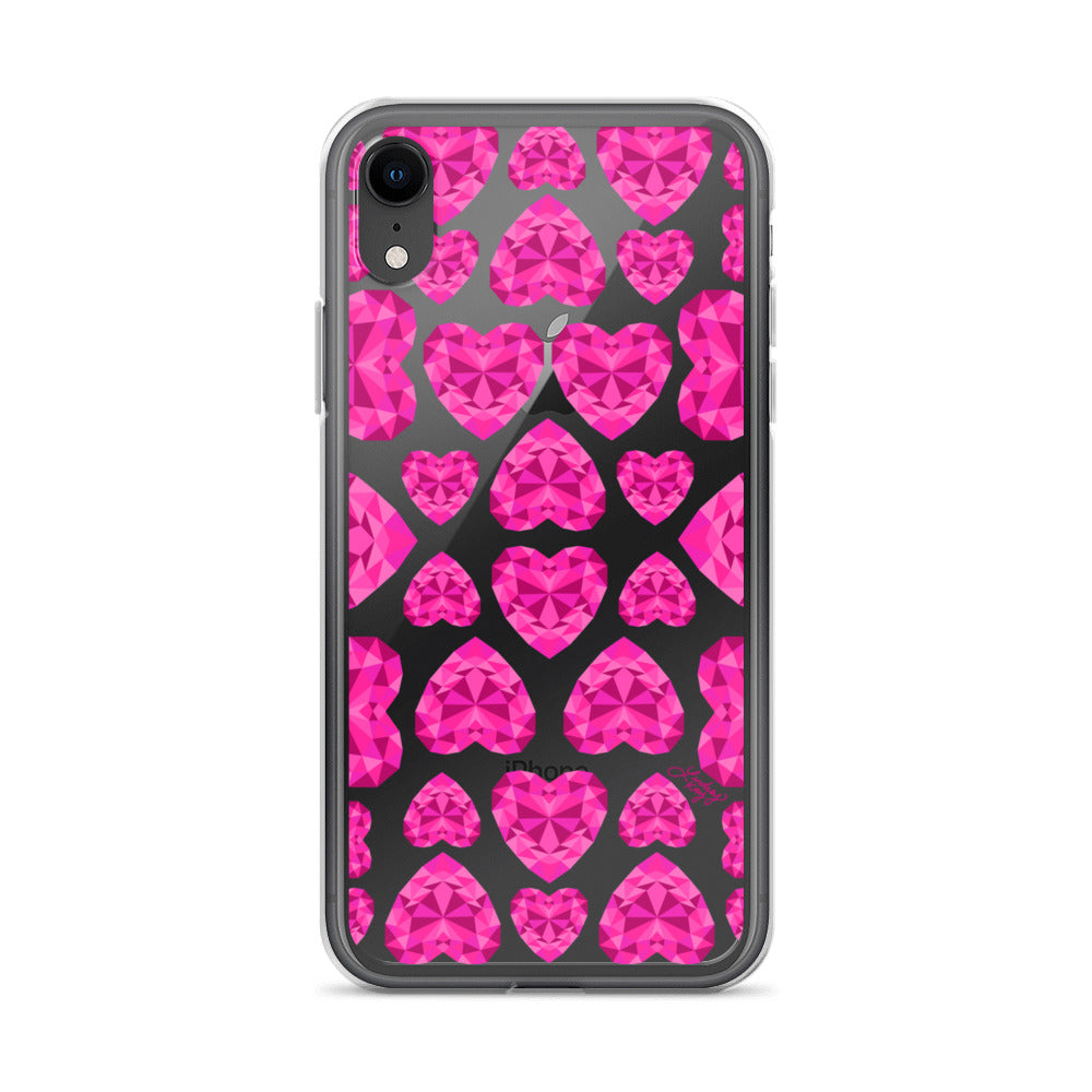 Pink Jewels - Clear Case for iPhone®