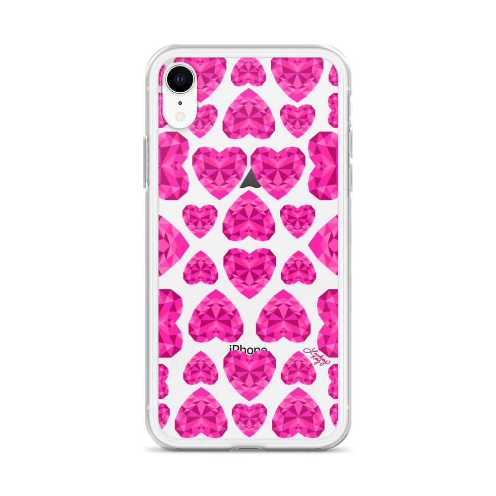 Pink Jewels - Clear Case for iPhone®