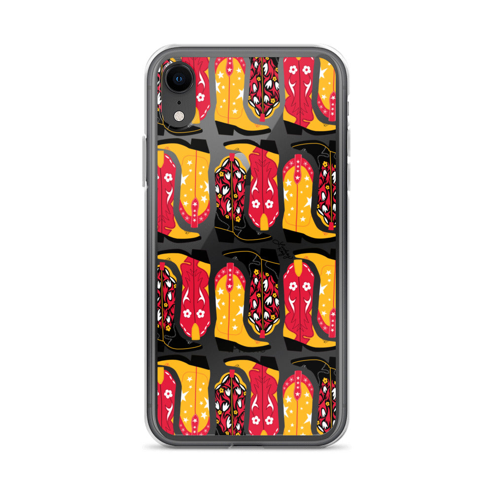 Kansas City Cowgirl Boots - Clear Case for iPhone®