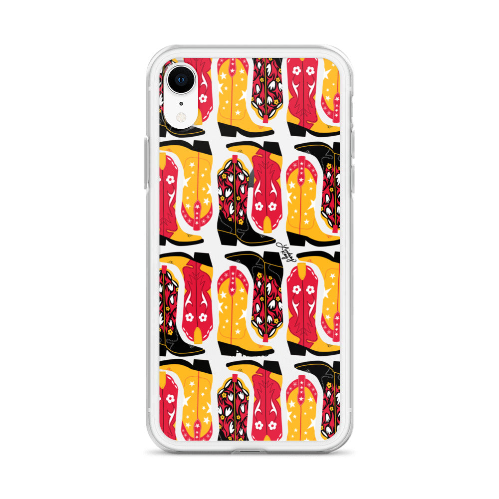 Kansas City Cowgirl Boots - Clear Case for iPhone®