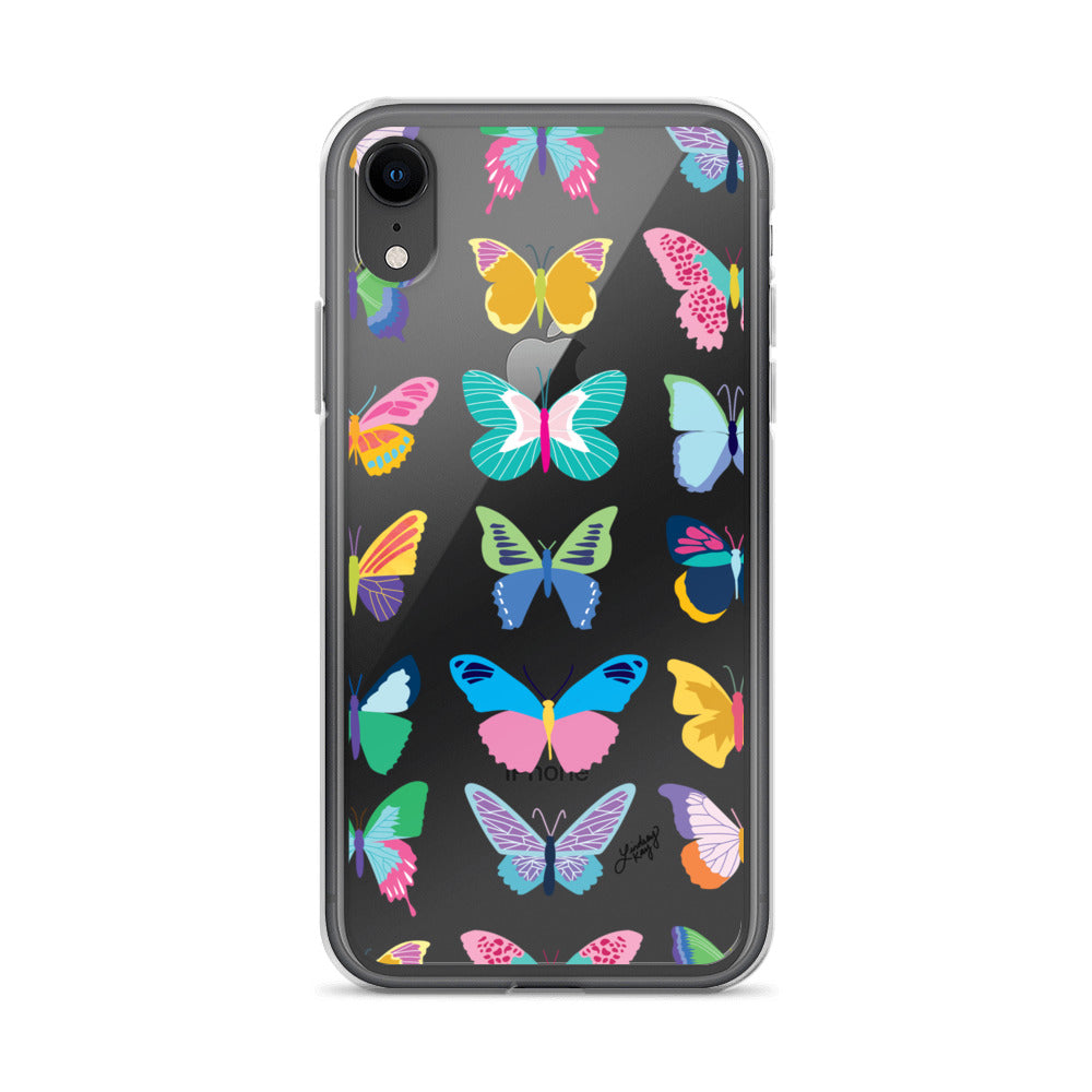 Colorful Butterflies - Clear Case for iPhone®
