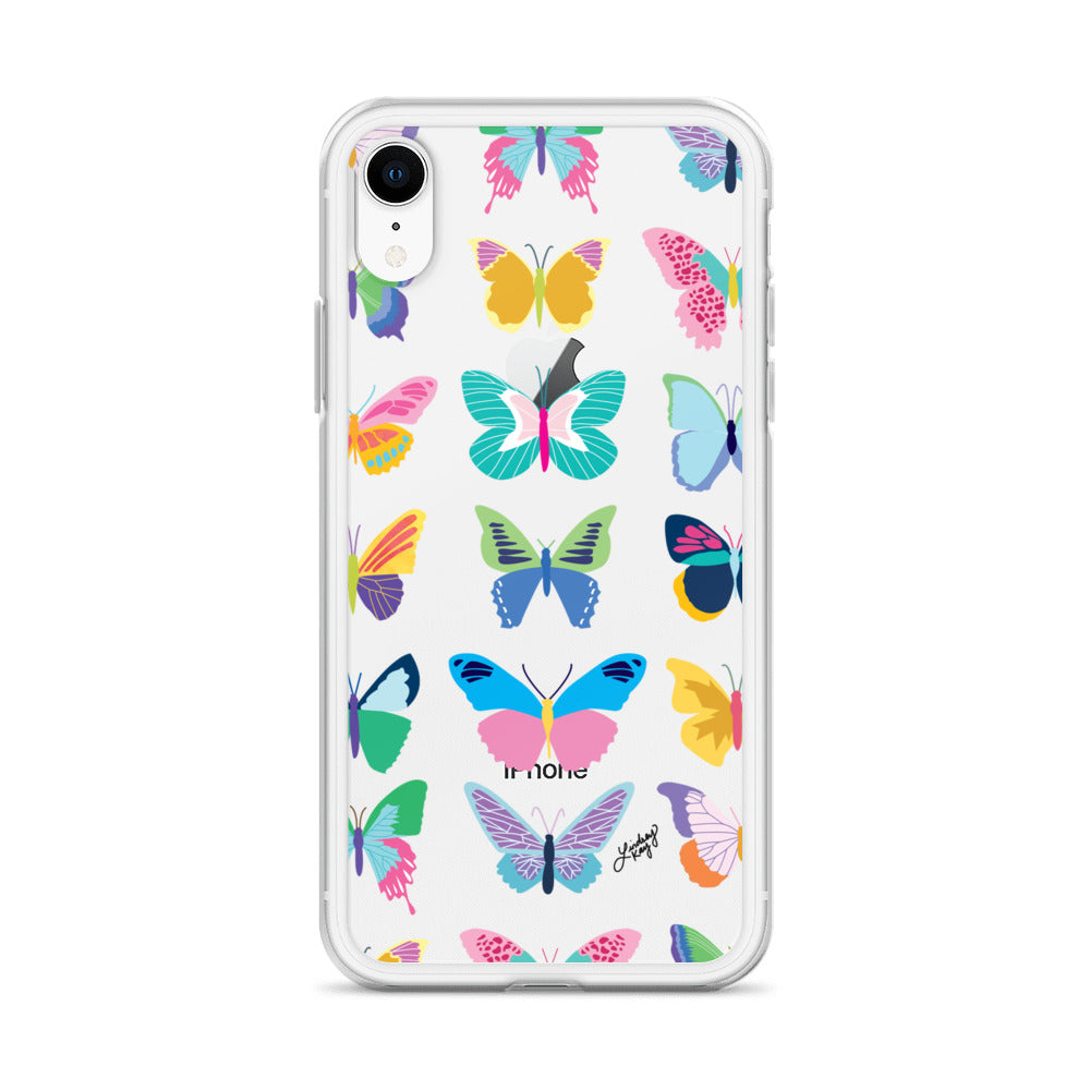 Colorful Butterflies - Clear Case for iPhone®