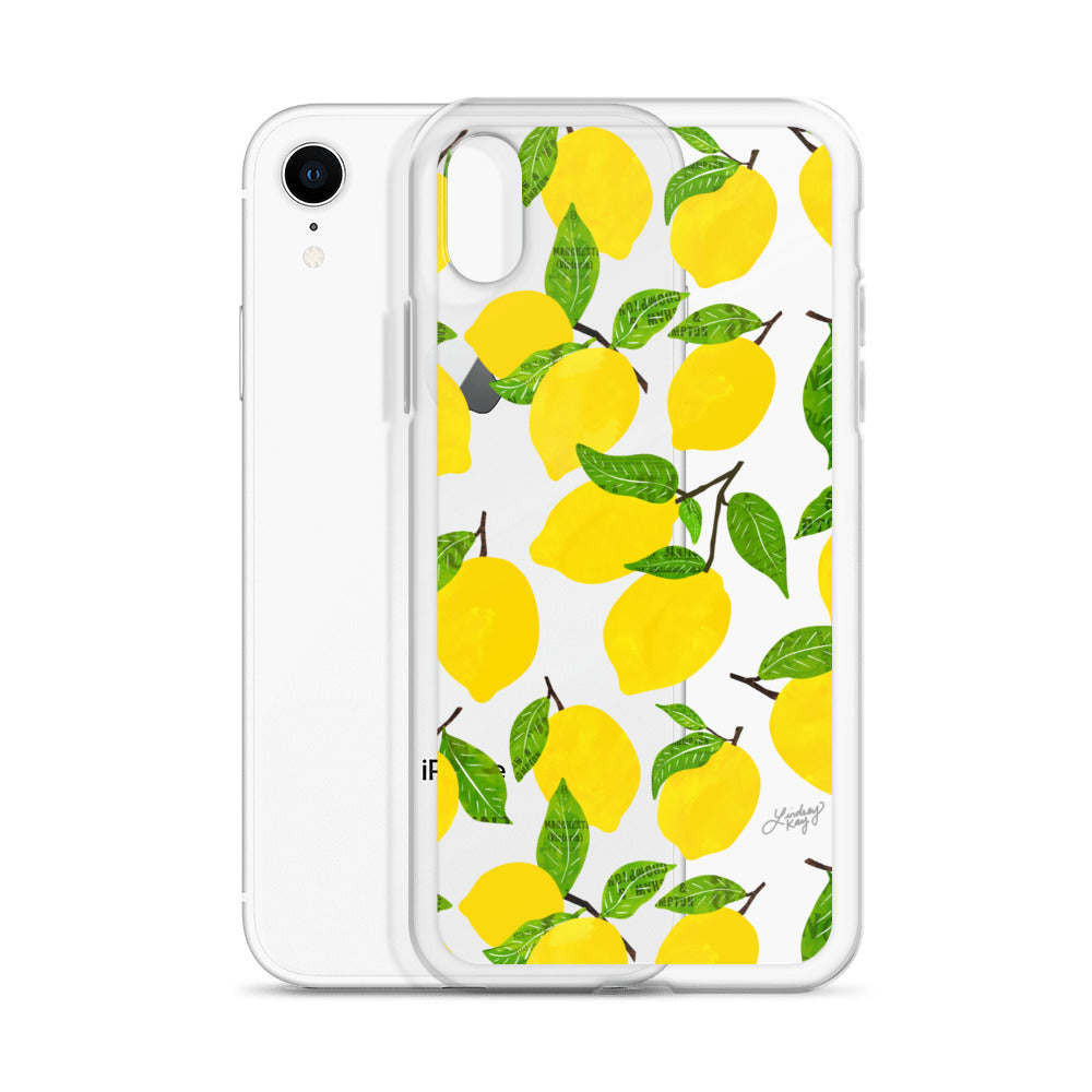 Ilustración de limones - Funda transparente para iPhone®