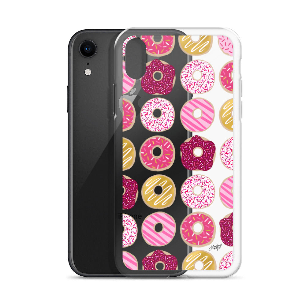 Valentine's Day Donuts - Clear Case for iPhone®