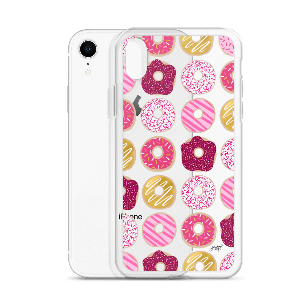 Valentine's Day Donuts - Clear Case for iPhone®