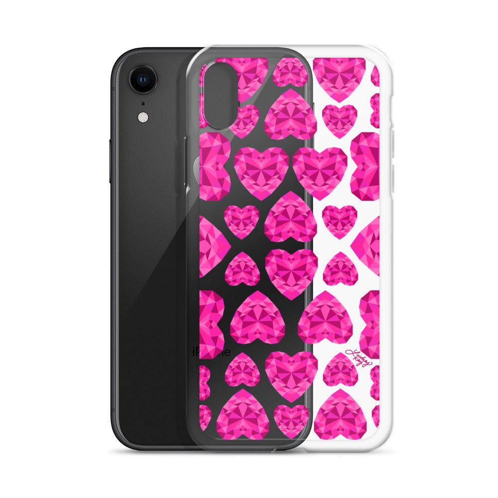 Pink Jewels - Clear Case for iPhone®