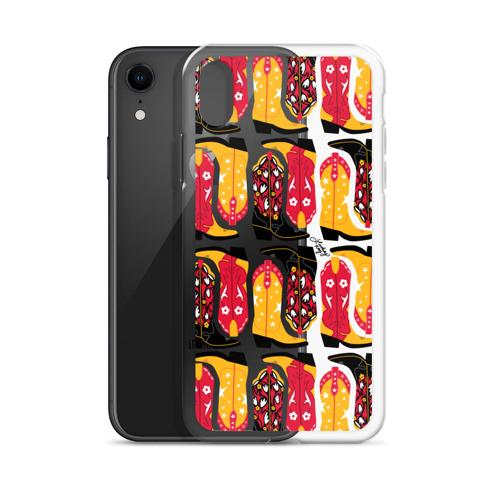 Kansas City Cowgirl Boots - Clear Case for iPhone®